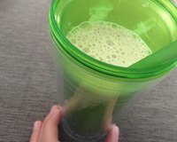 Milk shake de chocolate sem sorvete