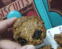 Biscoito integral de aveia