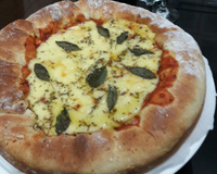 Massa de pizza fofinha