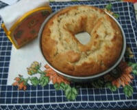 Bolo de banana e canela