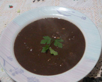 Caldo de feijão preto