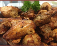 Frango à passarinho na pressão