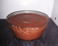 Gelatina de chocolate