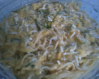 Macarronada com abobrinha