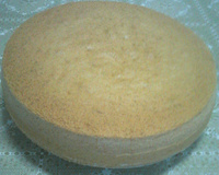 Pão de ló de leite quente