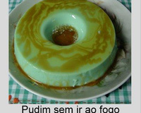Pudim sem ir ao fogo do Lúcio Cezar