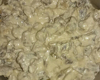 Estrogonofe simples de carne