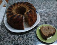Bolo de banana com farinha de rosca