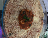 Risoto de camarão delicioso