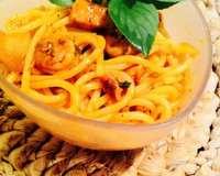 Espaguete à la frutos do mar