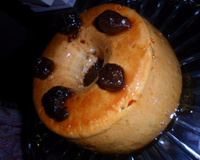 Pudim de claras com ameixas