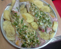 Peixe assado delicioso fácil de fazer