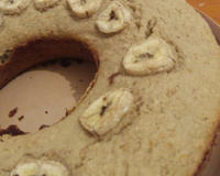 Bolo de banana de liquidificador