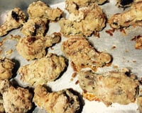 Frango à milanesa no forno