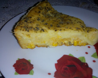 Torta de frango com purê de batatas