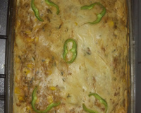 Torta salgada de carne moída