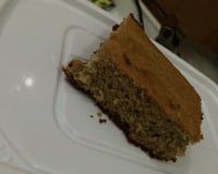 Bolo de banana com farelo de aveia
