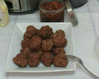 Almôndegas rápidas ao forno