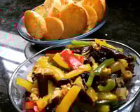 Antepasto de berinjela assada