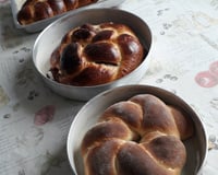 Pão caseiro sem leite ou manteiga