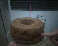 Bolo simples de chocolate