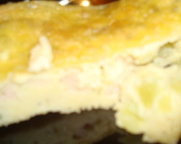 Torta fácil de chuchu com peito de peru