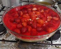 Torta de morango prática