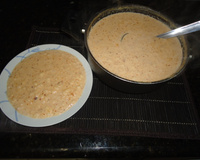 Canjica com amendoim