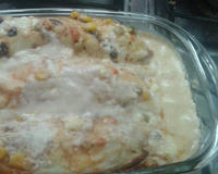 Panqueca de carne de soja