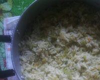 Arroz com brócolis
