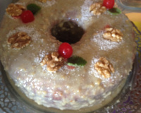 Bolo de nozes especial de Natal