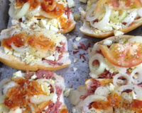 Pizza de pão francês