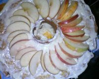 Torta de maçã cremosa