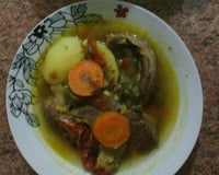 Ensopado de músculo com batata