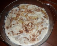 Banana assada com canela