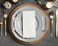 Jogo americano ideal para criar combinações únicas na sua mesa