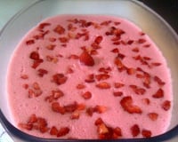 Sorvete light de morango