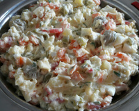 Salada de maionese completa