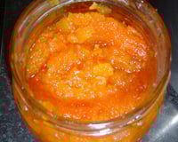 Chimia de abóbora com coco