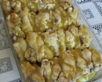 Frango assado com creme fácil