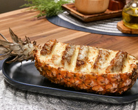 É assim que faço lombo com abacaxi caramelizado que fica dourado e irresistível, perfeito para um almoço especial!