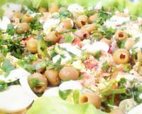 Salada de bacalhau à portuguesa