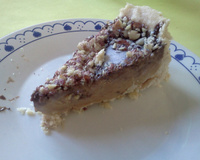 Torta de doce de leite e amendoim
