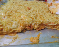 Cachorro quente de forno