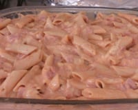 Macarrão com requeijão