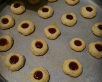 Biscoito amanteigado de goiabada