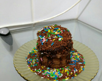 Bolo de chocolate na caneca