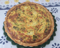 Quiche de alho poró
