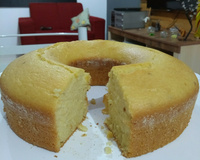 Bolo de fubá molhadinho vegano