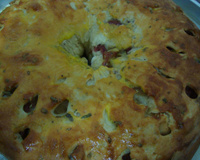 Rosca salgada de calabresa